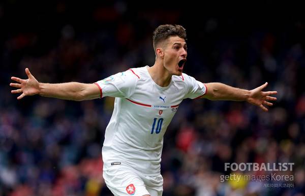 파트리크 쉬크(체코 축구대표팀). 게티이미지코리아