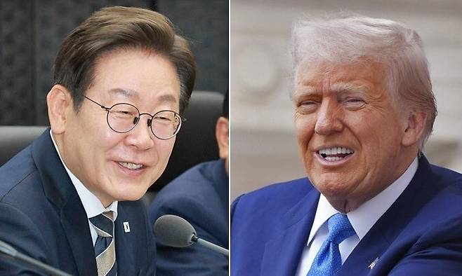 이재명 대통령, 도널드 트럼프 미국 대통령. 연합뉴스