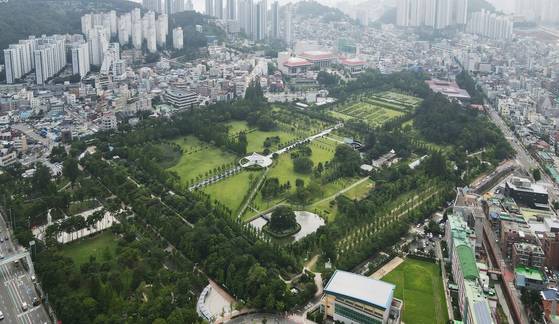 부산 남구에 있는 유엔기념공원 모습. 사진 부산시