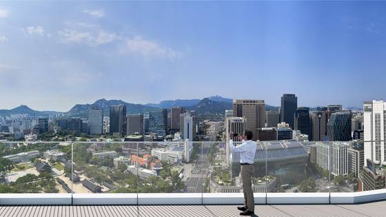 서울 중구 소공1지구 더플라자호텔 옥상에 들어설 예정인 옥상전망대. [사진 서울시]