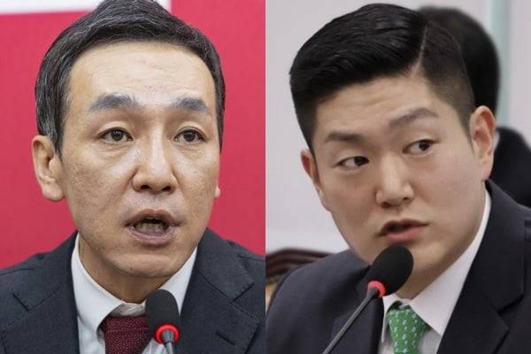 국민의힘 김민수 최고위원(왼쪽), 김재섭 의원. /사진=연합뉴스, 김재섭 의원실