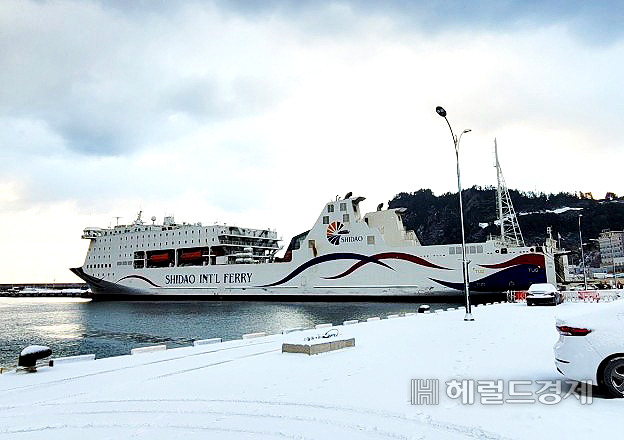 울릉크루즈 전천후 뉴씨다오펄호가  12월이면 선박 정기검사로 휴항에 들어간다[헤럴드 DB]