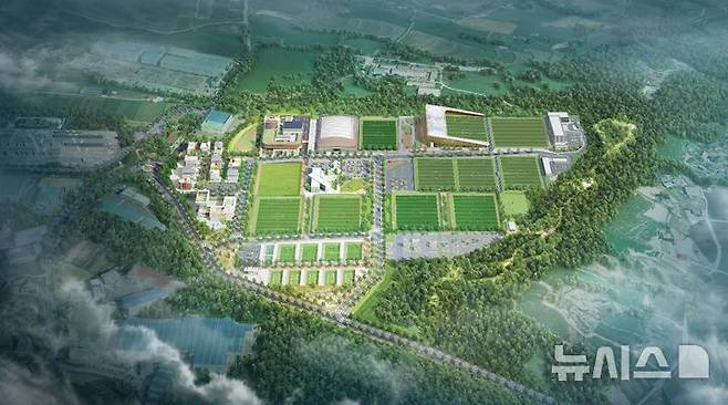 [서울=뉴시스]대한민국 축구종합센터 조감도. (사진=대한축구협회 제공)