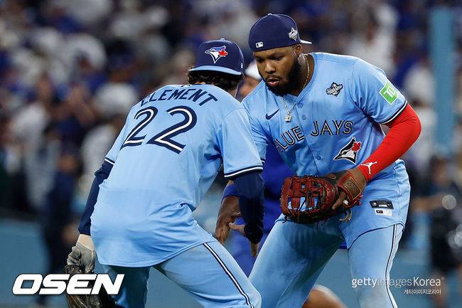 [사진] 토론토 선수들. ⓒGettyimages(무단전재 및 재배포 금지)