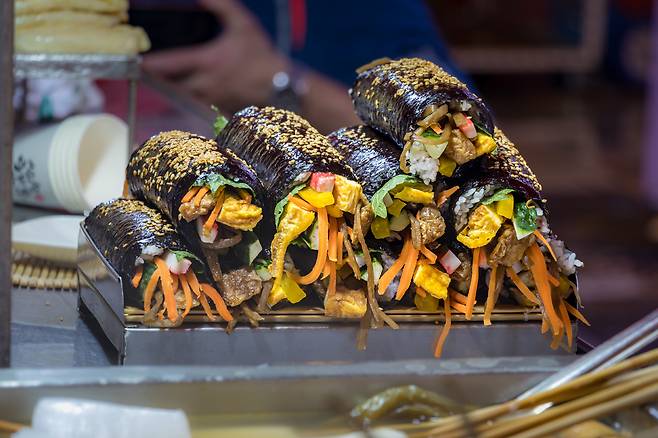 매장에 진열된 김밥. 게티이미지뱅크
