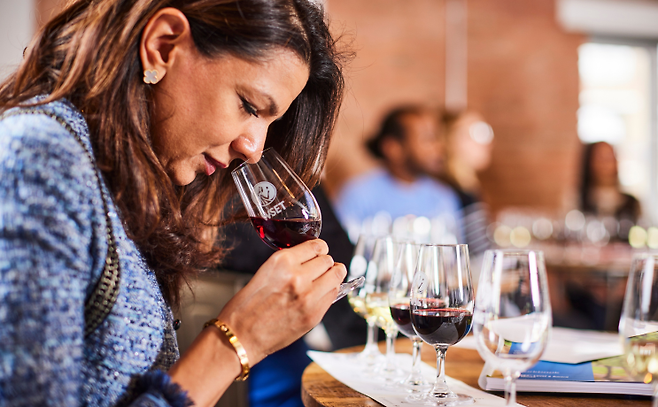 WSET 강의 시음. 홈페이지