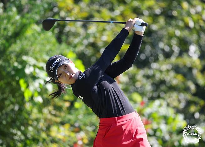 유현조 광남일보 해피니스오픈 1R 1번홀 티샷