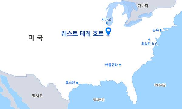 삼성E&A 미국 와바시 저탄소 암모니아 플랜트 현장 위치 ⓒ삼성E&A