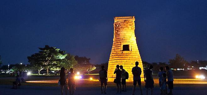 첨성대 야경 풍경. 경주시 제공