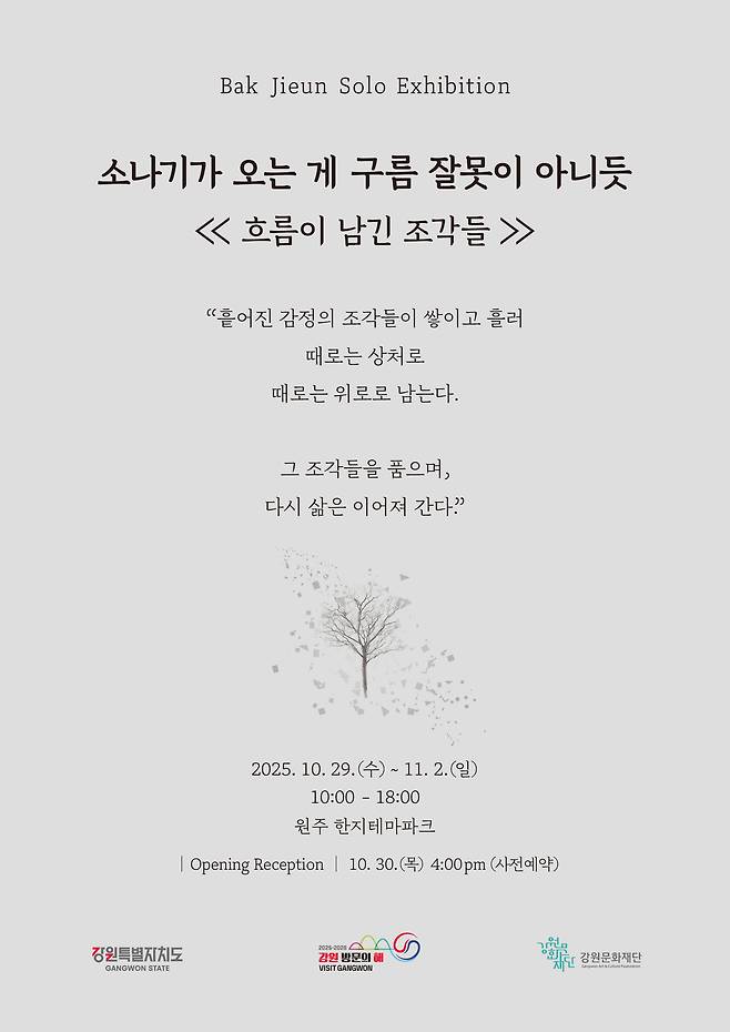 ‘소나기가 오는 게 구름 잘못이 아니듯’ 포스터