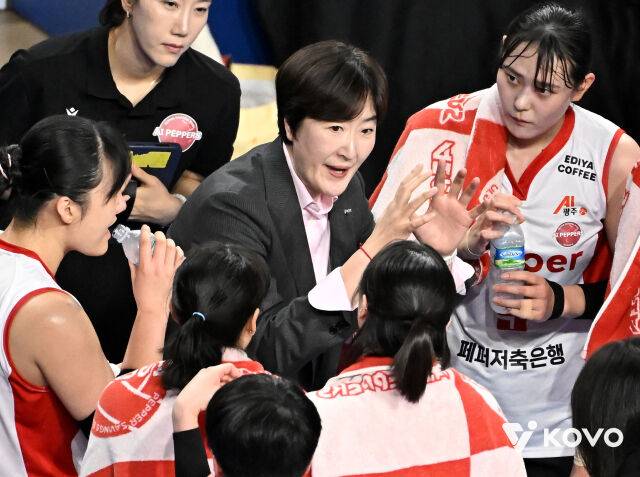 페퍼저축은행 장소연 감독./KOVO
