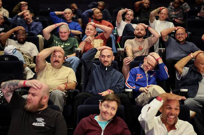 지난 20일(현지시간) 미국 로스앤젤레스에서 진행된 영화 ‘부고니아’ 특별 시사회 현장 [로이터]