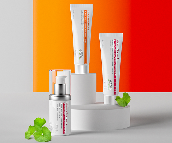 마데카파마시아 테카플러스포뮬러 3종. [동국제약 제공]