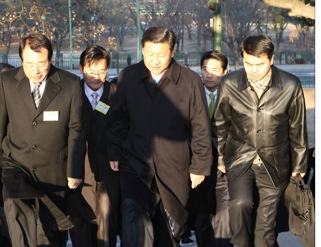 시진핑 국가주석이 2009년 경주를 방문하고 있다. 독자 제공