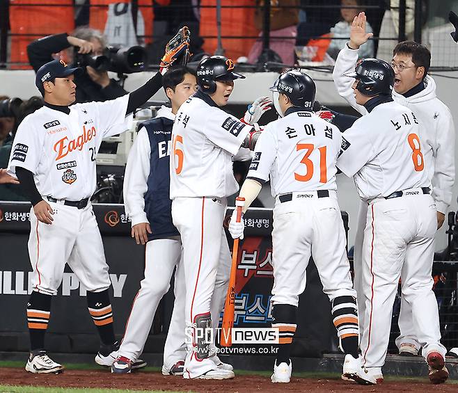 ▲ 하주석 노시환 ⓒ곽혜미 기자