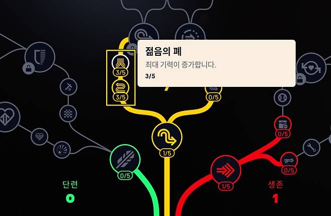 - 노랑 트리는 초반 노드임에도 효율이 매우 좋다&nbsp;