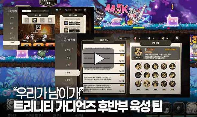 “우리가 남이가!” 트리니티 가디언즈 후반부 육성 팁