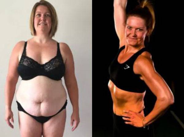 영국의 한 50대 여성이 약이나 주사 없이 44kg 감량에 성공한 비법을 공개했다./사진=더 선