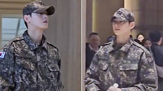 가수 겸 배우 차은우를 APEC 행사장에서 봤다는 목격담이 쏟아졌다. 온라인 커뮤니티 캡처.