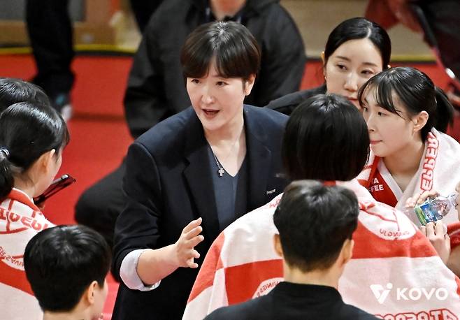 ▲ 장소연 AI페퍼스 감독 [KOVO]