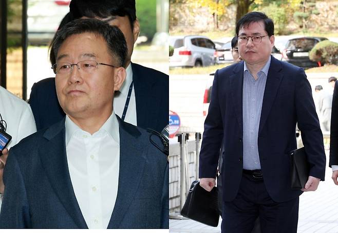 김만배(왼쪽)-유동규. 뉴시스