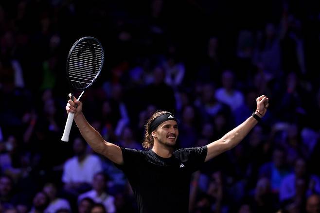 파리 마스터스 4강에 오른 알렉산더 즈베레프. GettyimagesKorea