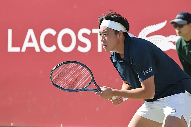 서울오픈챌린저에서 홍콩 선수 최초 ATP 챌린저투어 우승에 도전하는 웡. 서울오픈조직위