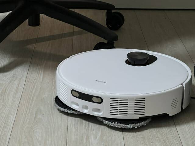 샤오미 로봇청소기 5 프로 (사진=지디넷코리아 신영빈 기자)