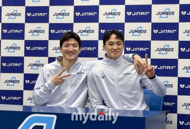 대한항공 정지석과 임동혁./인천=이보미 기자