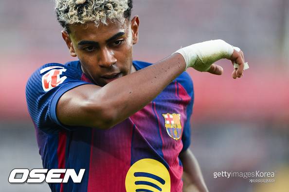 [사진] 라민 야말 ⓒGettyimages(무단전재 및 재배포 금지)