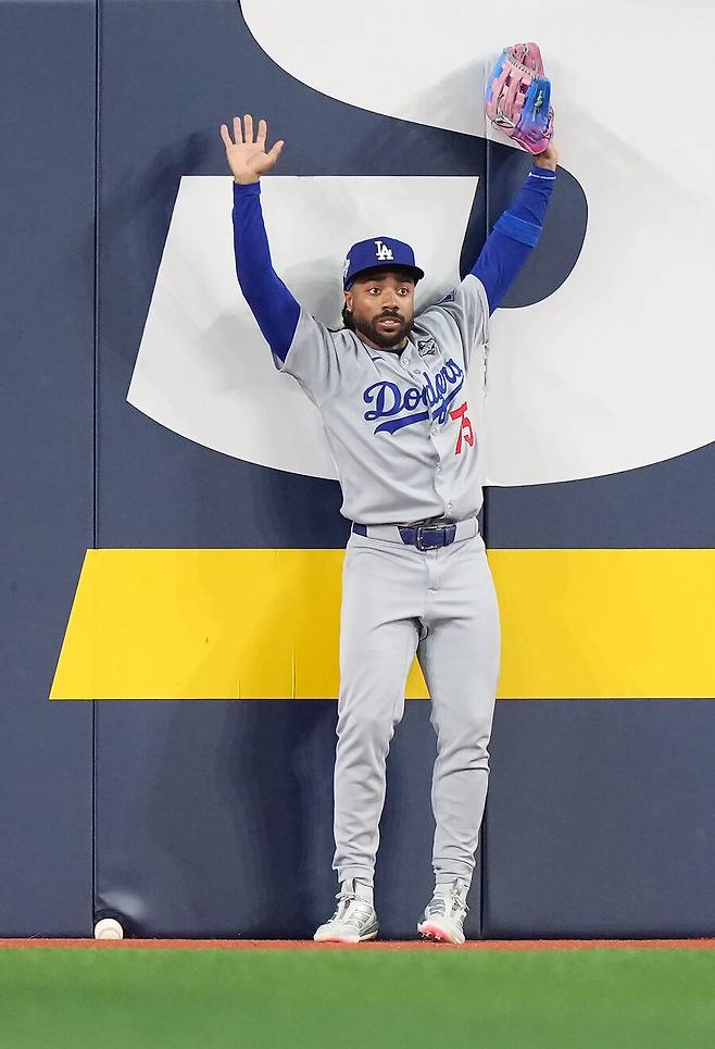 ▲ LA 다저스 외야수 저스틴 딘 ⓒ연합뉴스/AP