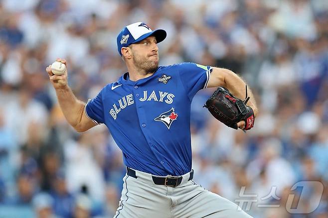 토론토의 7차전 선발 투수 맥스 슈어저. ⓒ AFP=뉴스1