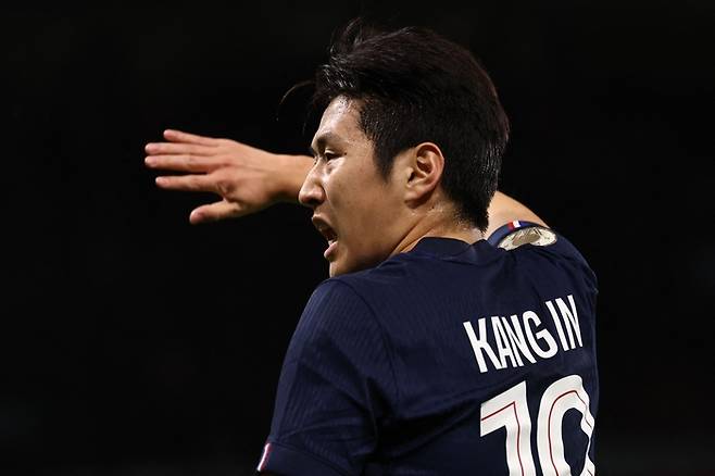 PSG의 이강인. AFP연합뉴스