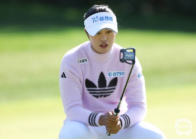 서교림  S-OIL 챔피언십 2025 FR 2번홀 그린 파악