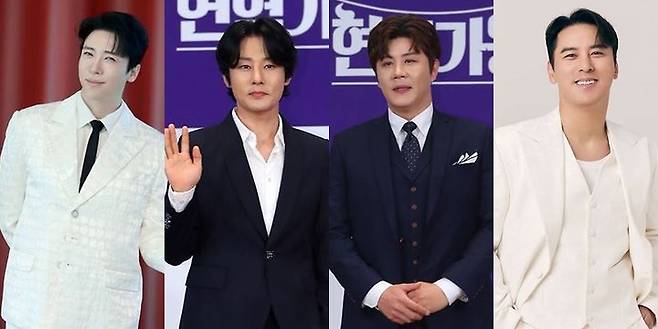 왼쪽부터 에녹, 강문경, 진해성,  장민호