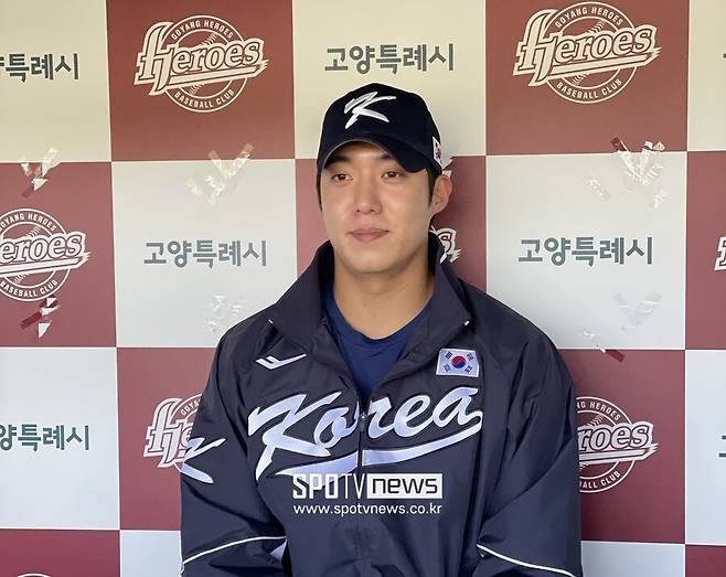 ▲ '푸른 피 에이스'이자 'K 베이스볼 시리즈' 대표팀 투수조장 원태인. ⓒ 신원철 기자
