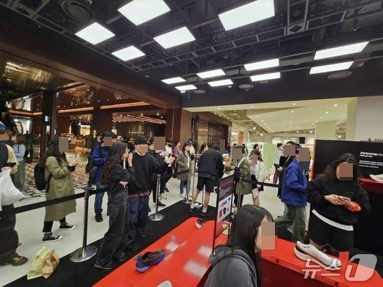 프로-스펙스가 22~29일 7일간 러너들을 위한 팝업스토어 '달리기의 궤적'을 개최한다.ⓒ 뉴스1/김진희 기자.