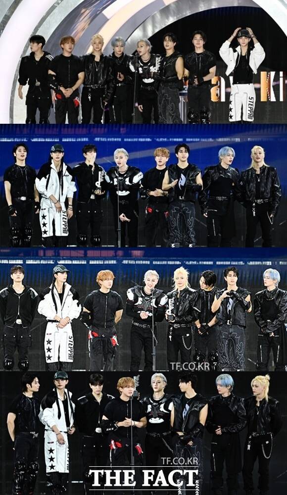 그룹 스트레이 키즈가 지난 9월 20일에 열린 '2025 더팩트 뮤지 어워즈'에서 4관왕을 차지하며 글로벌 인기와 저력을 입증했다. /서예원 기자