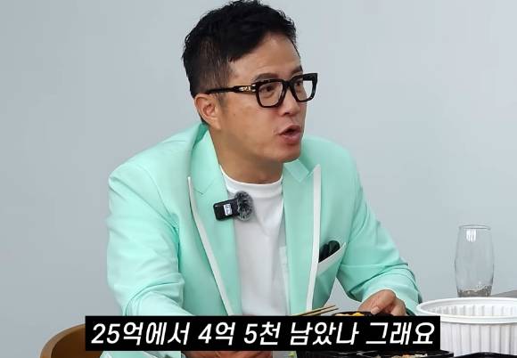 방송인 조영구가 최근 56억원을 잃은 사연을 전했다. [사진='김현욱의 뉴스말고 한잔해' 유튜브 캡처]