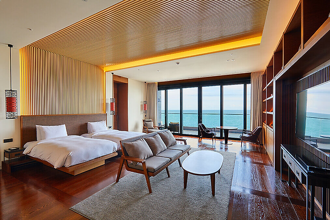 부산 아난티 코브의 프레지덴셜 스위트. [아난티]