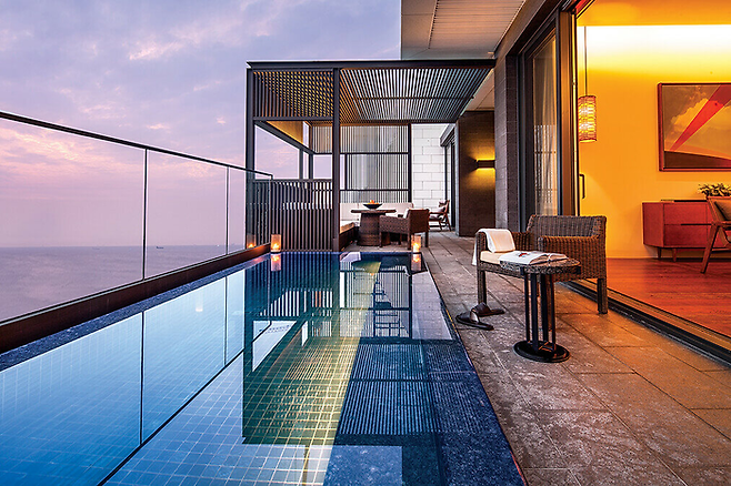 프레지덴셜 스위트 내부 모습. [아난티]