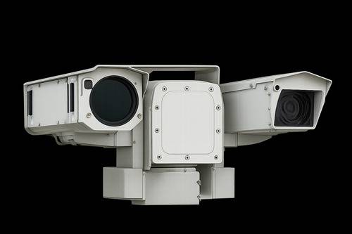 불법 드론을 탐지하는 특수카메라.