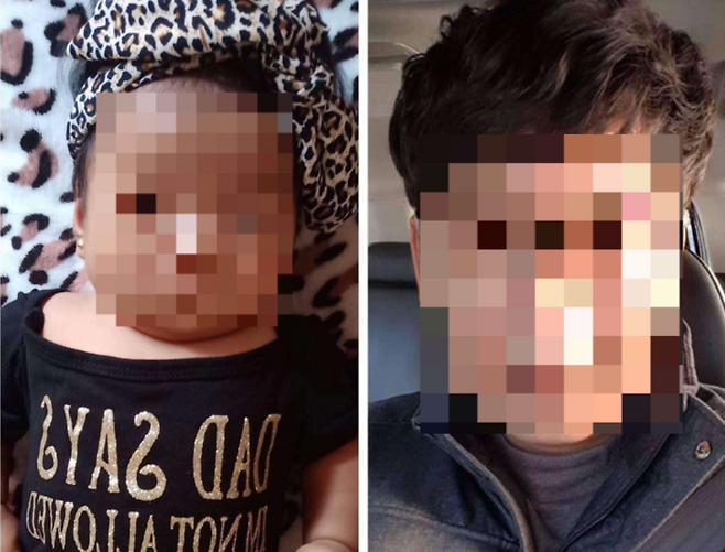 ‘양육비를 해결하는 사람들(옛 배드파더스)’의 구본창 씨가 공개한 코피노 아이와 그 아버지. [양해들 X]