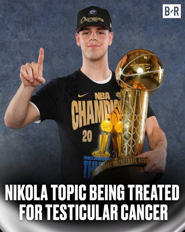 토피치는 지난 10월 초, 휴스턴의 MD 앤더슨 암 센터에서 생체 검사를 받았고 그 결과, 고환암 진단이 나왔다. 그는 자신이 항암 치료를 시작하기 전까지 자신의 병명이 공개되지 않기를 바랐다. 사진=블리처리포트 SNS