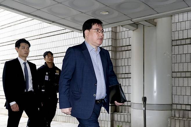유동규 전 성남도시개발공사 본부장 선고공판 출석 (지난달 31일)