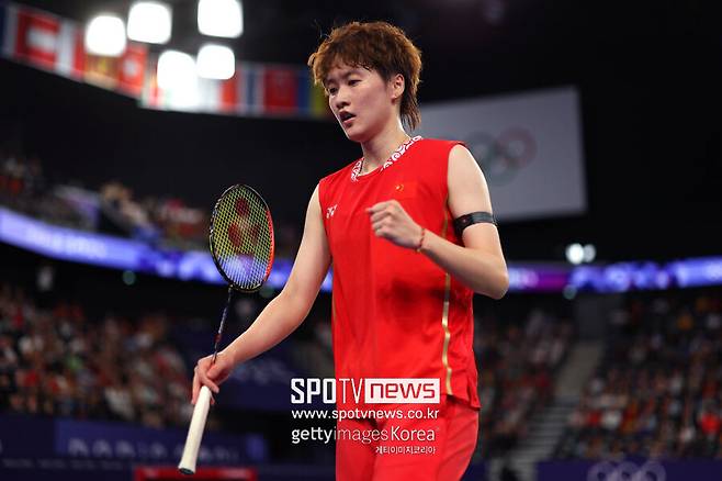 ▲ 배드민턴 강국인 중국에서도 천위페이(사진)를 제외하면 안세영 공포증에 하얗게 질려있다