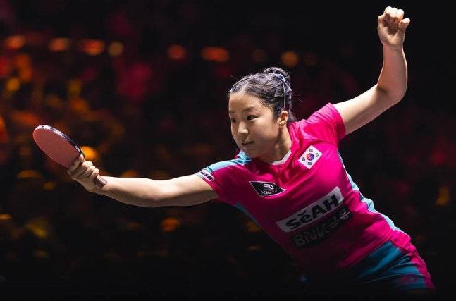 ▲ 신유빈은 지난달 3일 한국 여자 선수 최초의 그랜드 스매시 4강행 승전보를 전한 데 이어 몽펠리에에서도 준결승 진출 쾌거를 달성해 간판으로서 이름값을 증명했다. WTT 상위급 이벤트에서 연이은 4강 낭보 속에서도 중국이 지적한 부분은 챙겨봐야 한다. ⓒ WTT