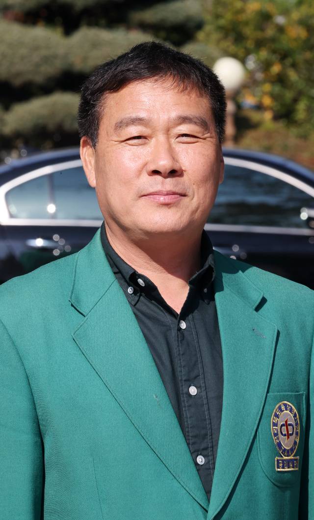 박한규 전북특별자치도육상연맹 경기위원장. 조현욱 기자.