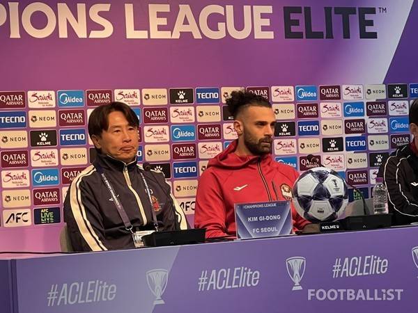 김기동 감독(왼쪽), 야잔(이상 FC서울). 김희준 기자