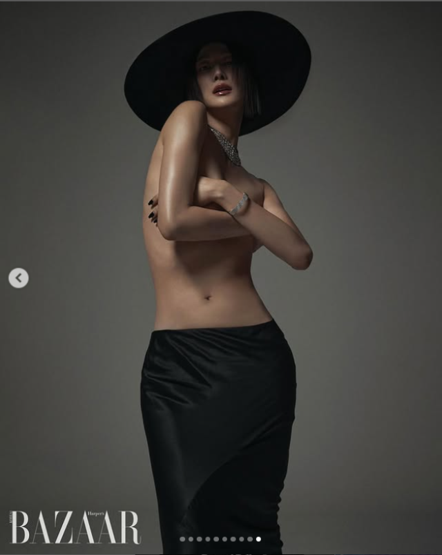 모델 겸 방송인 이현이 데뷔 20주년 기념 화보./하퍼스바자 코리아, 이현이 소셜미디어